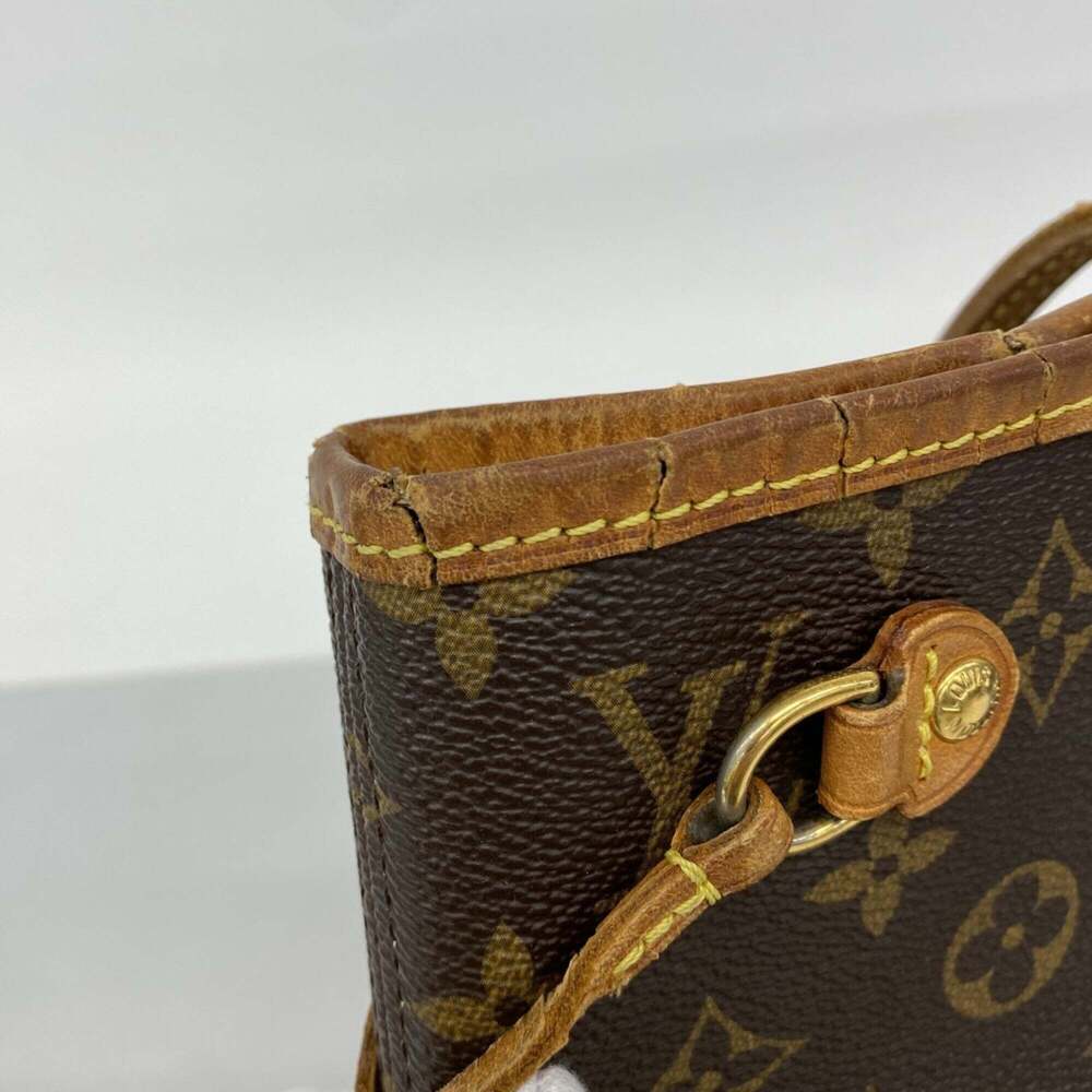 LOUIS VUITTON Brown Monogram Neverfull PM Tote Bag - Picture 8 of 12